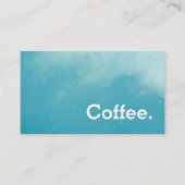 Sky Simple Loyalty Coffee Punch Card (Voorkant)