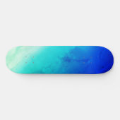 Sky Skateboard Deck, Blue and Green Hues (Horz)