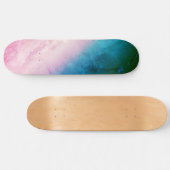 Sky Skateboard Deck, Blue and Pink Hues (Horz)