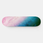 Sky Skateboard Deck, Blue and Pink Hues (Horz)