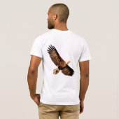 Sky Sovereign: Majestic Eagle T-shirt (Achterkant volledig)
