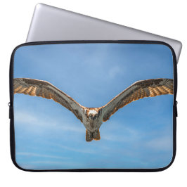 Sky Sovereign: Osprey in Flight Laptop Sleeve
