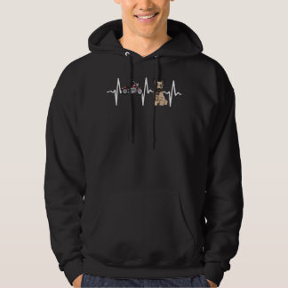 Sky Terrier Heartbeat Dog Hoodie