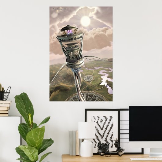 Sky Tower Poster (Thuiskantoor)