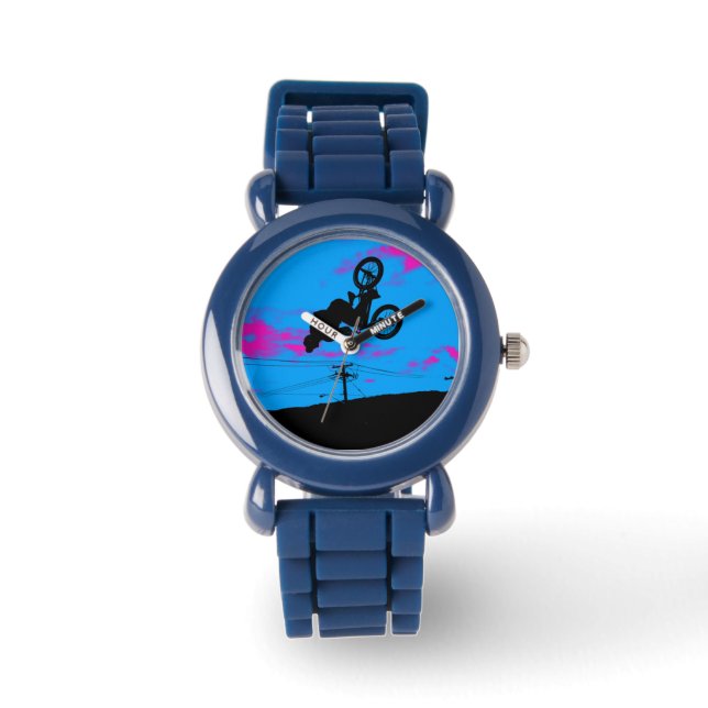 Sky Trekking - BMX Rider Horloge (Voorkant)
