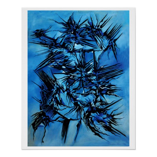 "Sky vs Philosophy", glanzend Poster Perfect Poster (Voorkant)