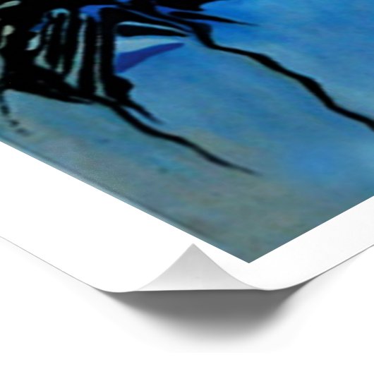 "Sky vs Philosophy", glanzend Poster Perfect Poster (Hoek)