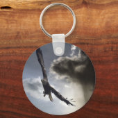 "Sky Warrior" Bald Eagle Gifts Sleutelhanger (Voorkant)