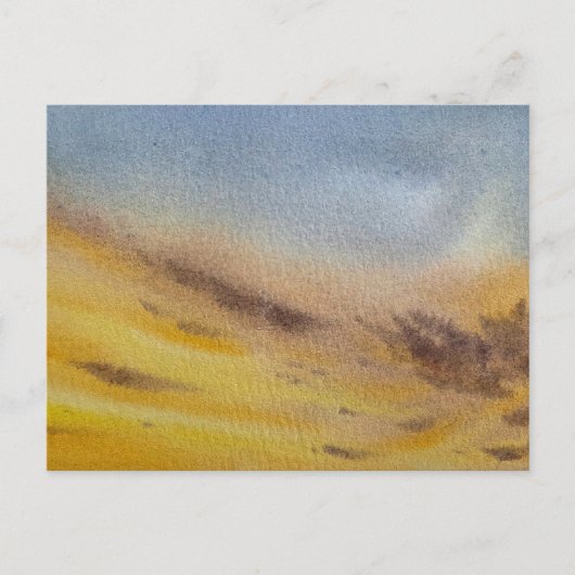 Sky watercolor painting briefkaart (Voorkant)