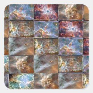 SKY Wave Tegel werk Graphics Vierkante Sticker
