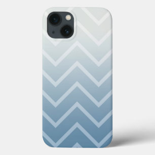 Sky White Chevron iPhone 13 Hoesje