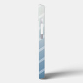 Sky White Chevron Case-Mate iPhone Case (Achterkant / Links)
