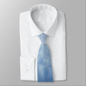 Sky, wolken, blauw, wit, blauw en wit, blauwe luch stropdas (Gebonden)