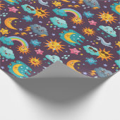 Sky Wrapping Paper Cadeaupapier (Hoek)