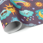 Sky Wrapping Paper Cadeaupapier (Rol Hoek)
