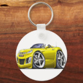 Sky Yellow Car Sleutelhanger (Voorkant)