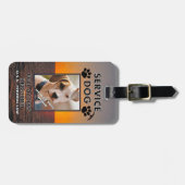 Skybird Service Dog Photo ID Bagagelabel (Voorkant horizontaal)