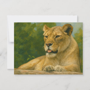 Skybound Grace - Leeuwin op de richel Briefkaart