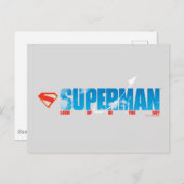 Skybound Superman Silhouette Briefkaart (Voorkant / Achterkant)