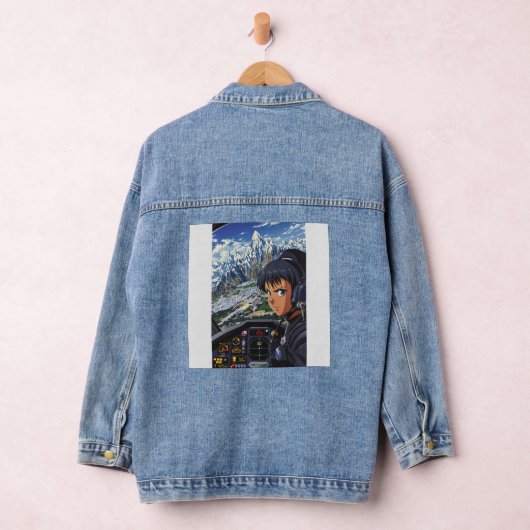 Skyburner: Midnight Wings Denim Jacket (Hangar)