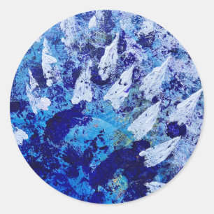 Skyburst Kunststickers Ronde Sticker