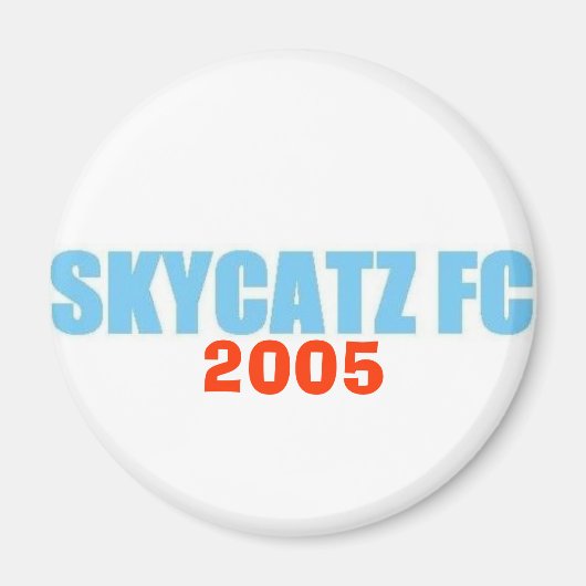 SKYCATZFC TEXT 2005 Magnet (Devant)