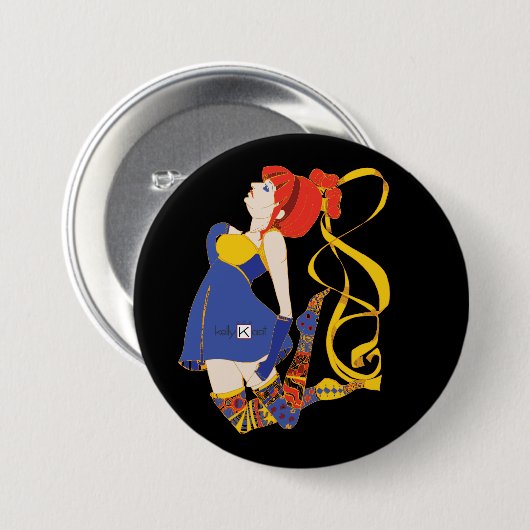skydancer ronde button 7,6 cm (Voorkant /achterkant)