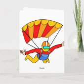 Skydive - Add your own text! Kaart (Achterkant)