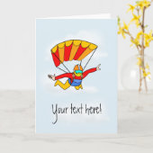 Skydive - Add your own text! Kaart (Gele Bloem)