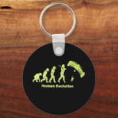 SkyDive Human Evolution Sleutelhanger (Voorkant)