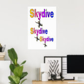 Skydive Poster (Thuiskantoor)