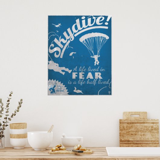 Skydive. Poster (Keuken)