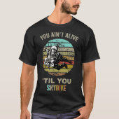 Skydive - Skydiving Parachuting T-shirt (Voorkant)