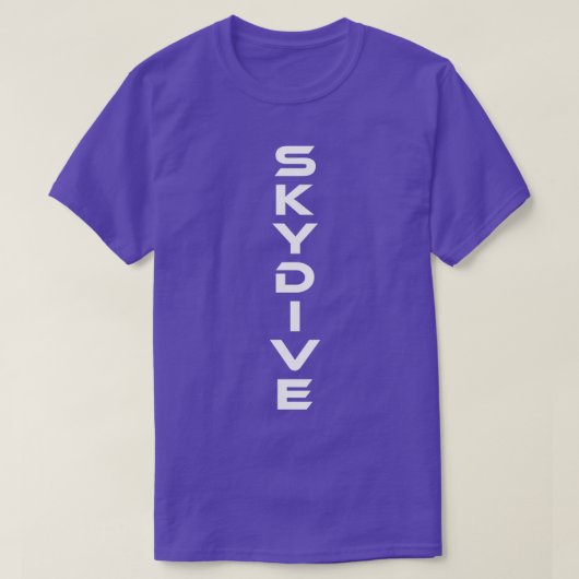 Skydive Skydiving Skydiver Parachute T-shirt (Design voorkant)