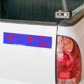 Skydiver aan boord bumpersticker (Op Truck)