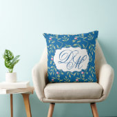 Skydiver Blue Wedding Keepsake Throw Pillow Kussen (Stoel)