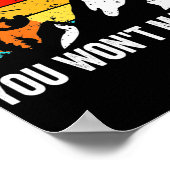 Skydiver Dont Follow Me I Do Stud Things Skydivi Poster (Hoek)