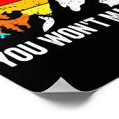 Skydiver Dont Follow Me I Do Stud Things Skydivi Poster (Hoek)