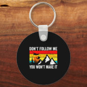 Skydiver Dont Follow Me I Do Stud Things Skydivi  Sleutelhanger (Voorkant)