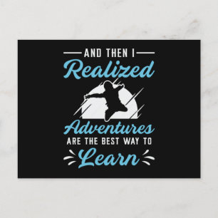 Skydiver en toen realiseerde ik me Adventures Briefkaart