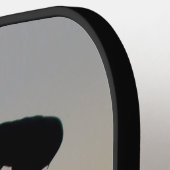 Skydiver Parachute bij Sunset Pickleball Paddle (Links Detail)