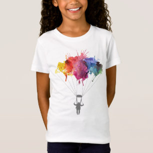 Skydiver, Parachute. Skydiving Sport. Parachuting T-shirt