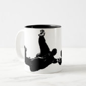 SKYDIVER TWEEKLEURIGE KOFFIEMOK (Voorkant links)