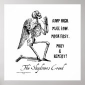 Skydivers Creed Poster (Voorkant)