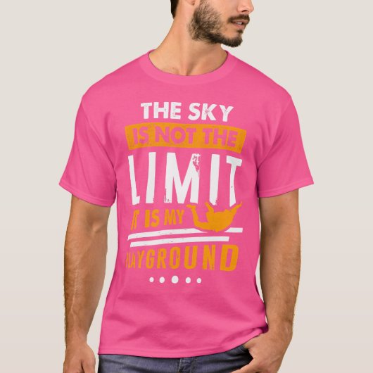 Skydivers Jumping Plane Skydiving T-shirt (Voorkant)