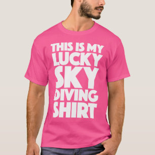 Skydiving Apparel Dit is mijn gelukkige skydiving T-shirt