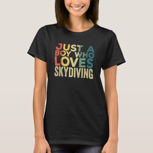 Skydiving Apparel Parachute Skydiver voor Mannen 1 T-shirt (Voorkant)