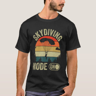 Skydiving Base Springen Valparachute Skydiving Mo T-shirt