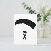 Skydiving Briefkaart (Staand voorkant)