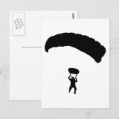 Skydiving Briefkaart (Voorkant / Achterkant)